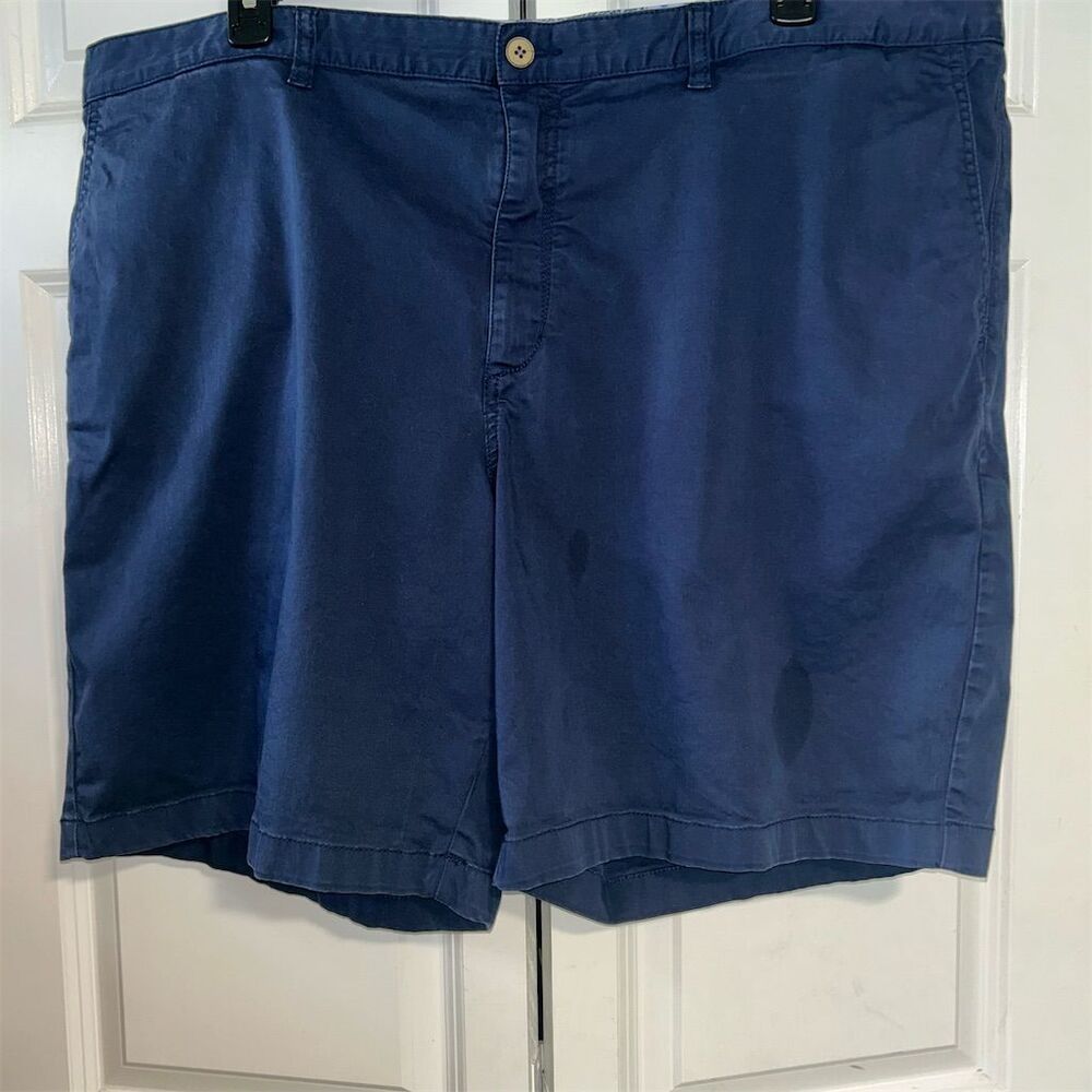 Tommy Bahama Men's Chino Shorts Navy Blue Size 46 Classic Fit